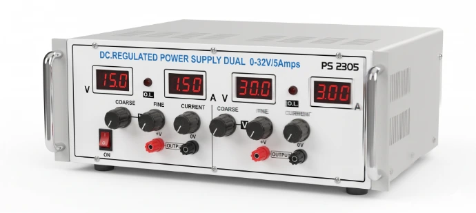 DC REGULATED POWER SUPPLY DUAL 0-32V/5Amps